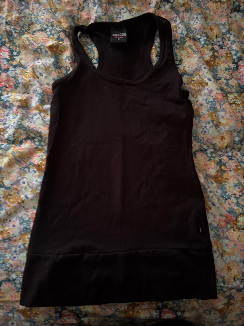 Black Racerback Tank